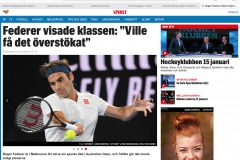 Roger Federer enkelt vidare i Australian open 2