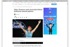 Video- Šarapova saatis Austraalia lahtiste tiitlikaitsja reketeid pakkima – Tennis – Postimees Sport…